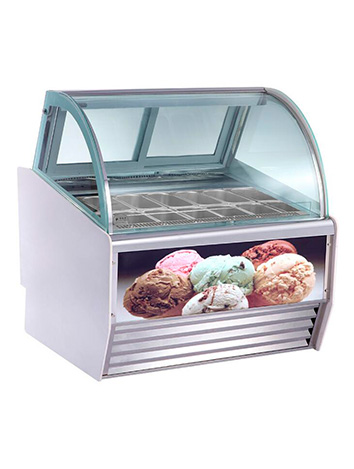 Heladera full vision 12 pozas