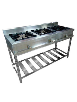 Cocina industrial  de 3 hornillas