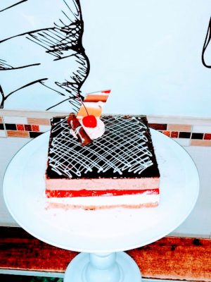Cheescake tricolor